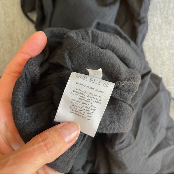 NEW Charlie Holiday Harlow Maxi Dress Gauze XIW6005 Black Medium NWT - Picture 9 of 9